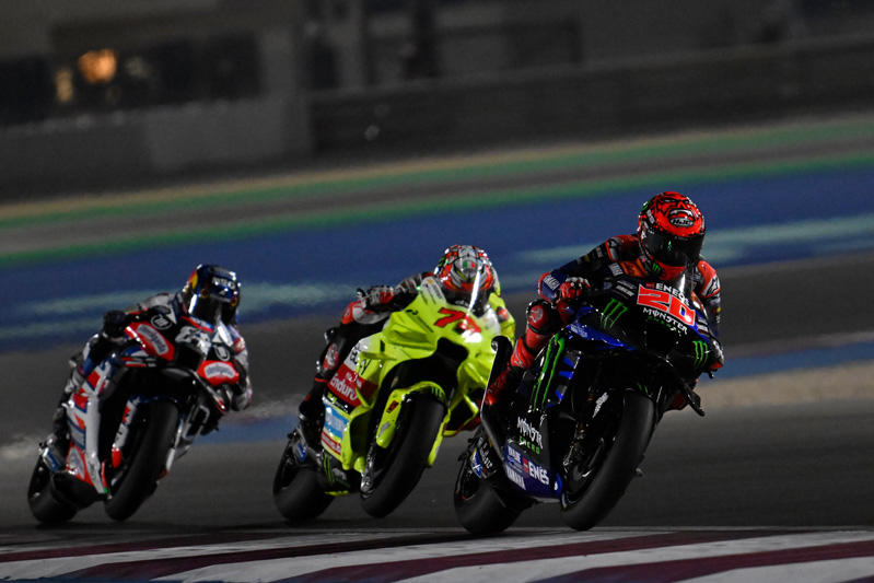 #20 法比奥·夸塔拉罗（YZR-M1）在预赛中位列第16名、短程竞速赛中争夺11位无果最终位列12名
