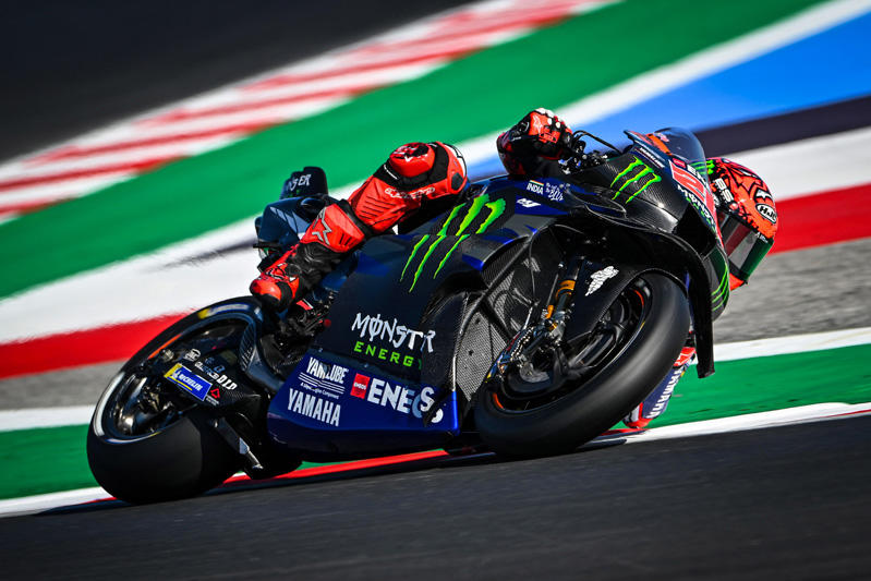 #20 法比奥·夸塔拉罗（YZR-M1）获得5名，继圣马力诺GP后再次直接晋级Q2
