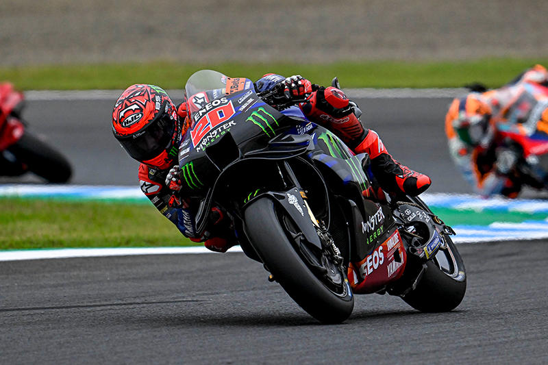 #20 法比奥·夸塔拉罗（YZR-M1）从第12名发车位出发，最终获得第12名