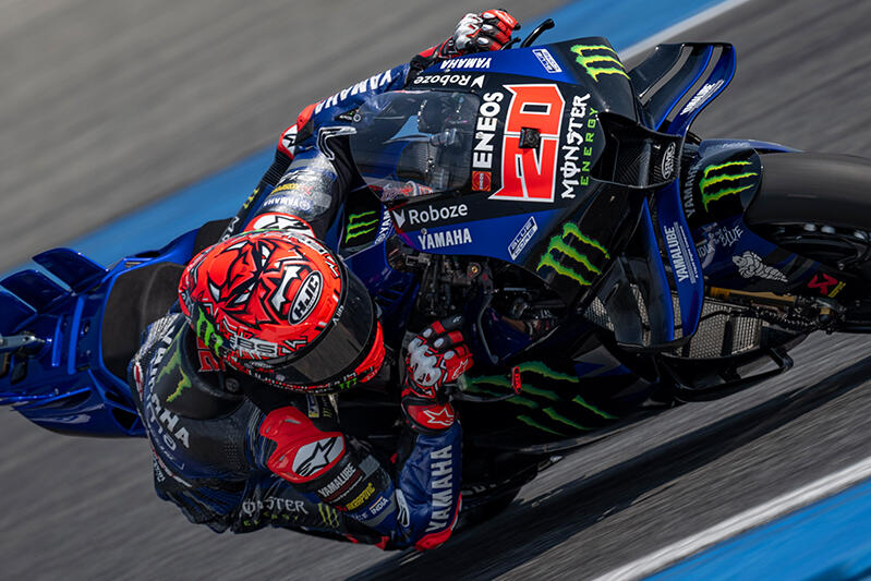 MotoGP：#20 法比奥·夸塔拉罗在短程竞速赛中以第7名的成绩收获了积分