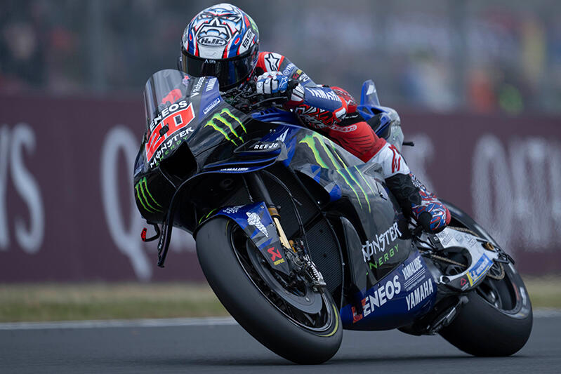 MotoGP：#20法比奥·夸塔拉罗（YZR-M1）在自由练习赛中位居第2，决定出战Q2