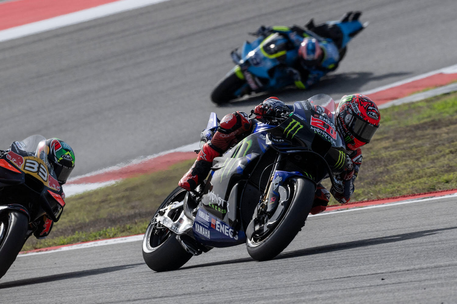 20 法比奥·夸塔拉罗（YZR-M1）从比赛周首日起就稳步提升，在决赛中收获第6名