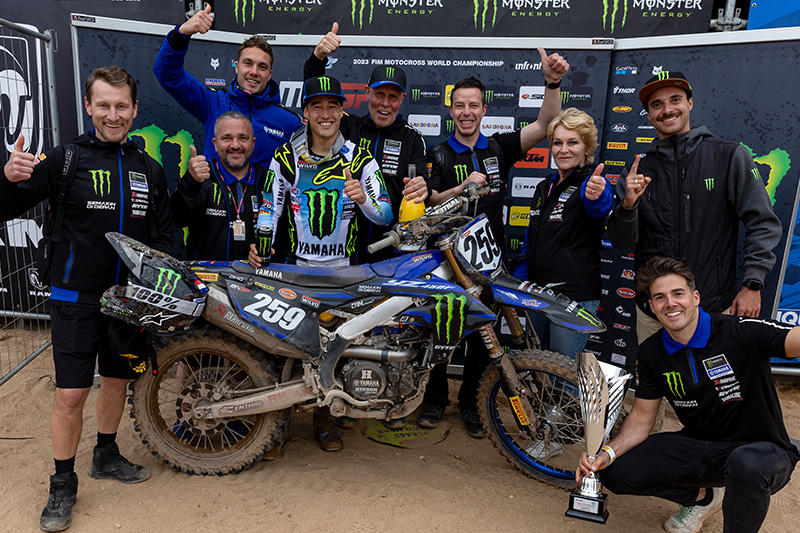 MXGP：#259 格兰·科顿霍夫（YZ450FM）在Race2中夺得赛季首胜，最终获得综合第2名