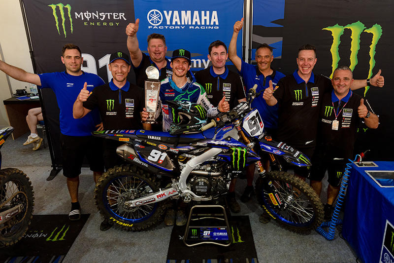 MXGP：杰里米·西沃（YZ450FM）在RAce1中位获得第3名，在Race2中获得第3名，位列总成绩第3