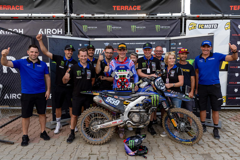 MXGP：#959 马克西姆·雷诺（YZ450FM）以第3名/第2名的成绩位列综合第3名，伤愈复出之后首次登上领奖台