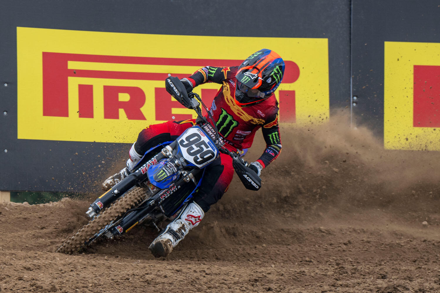 MXGP：#959 马克西姆·雷诺（YZ450FM）在Race 1中位列第3，Race 2中位列第6，距离登上领奖台仅一步之遥，获得综合第5名