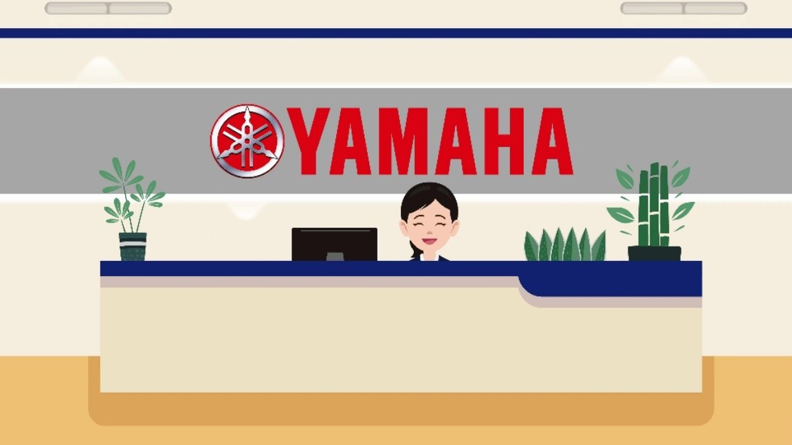 YAMAHA的发光LOGO