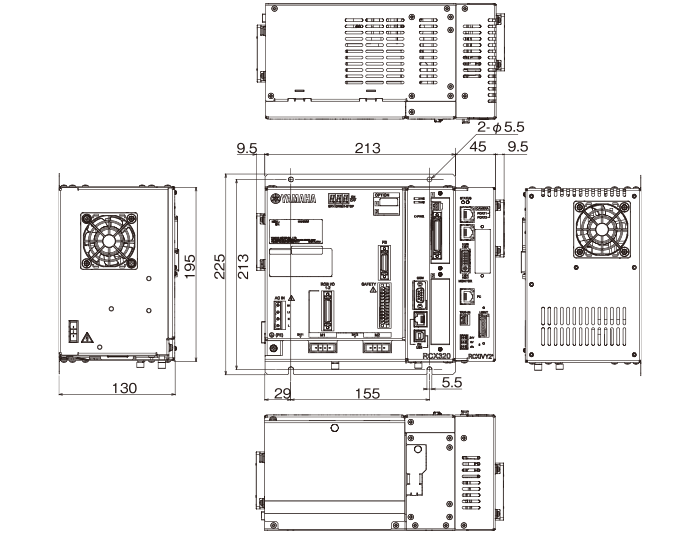 RCX320＋RCXiVY2+ 外观尺寸图