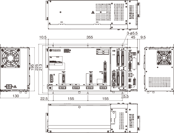 RCX340＋RCXiVY2+ 外观尺寸图